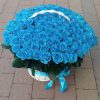 товар 101 синя троянда в кошику