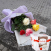 Фото товара 7 кремових троянд і "Raffaello" у Івано-Франківську