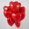 Повітряні кульки у формі серця