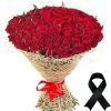 Фото товара Кошик червоних і білих троянд у Івано-Франківську