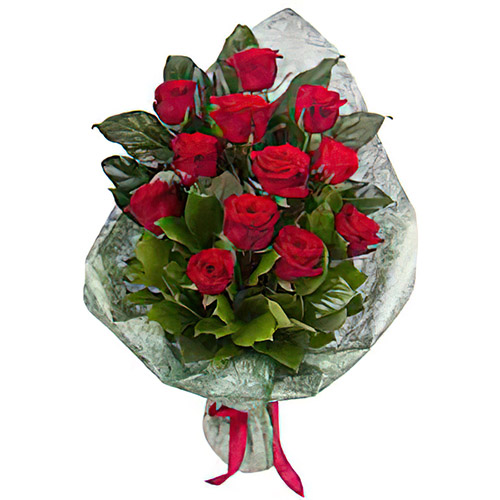 Фото товара 12 червоних троянд у Івано-Франківську